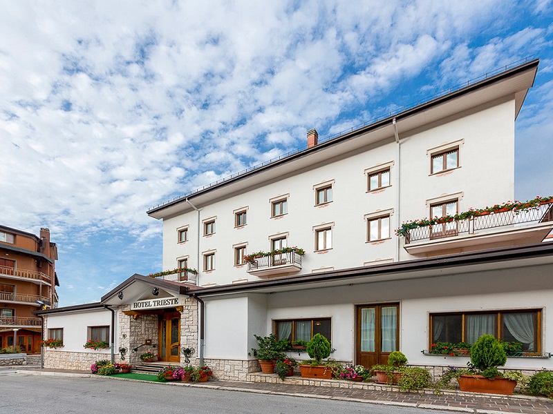 external shot of Hotel Trieste